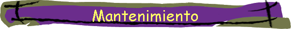 Mantenimiento